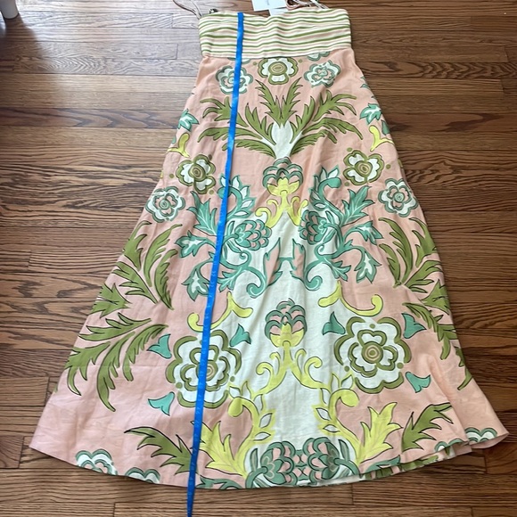 Anthropologie LA MAISE Lucia Linen Blend Maxi Dress Size S Boho Resort NWT - Picture 13 of 14